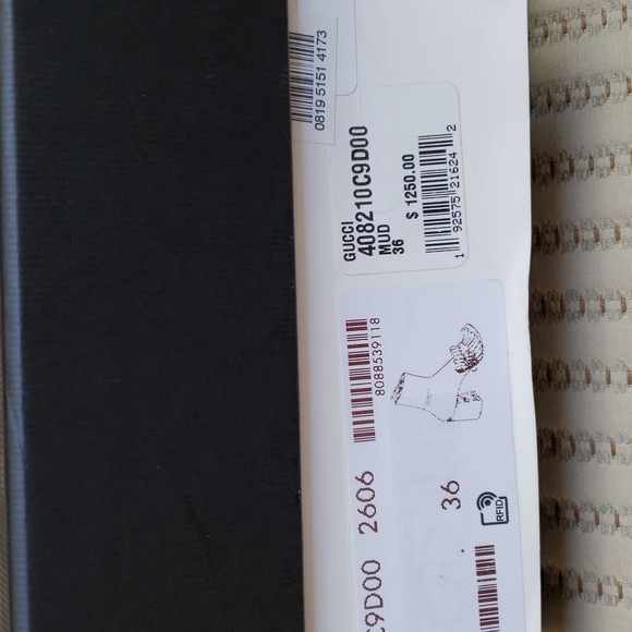 GUCCI MARMONT GG FRINGE LEATHER ANKLE BOOTS - Picture 9 of 11